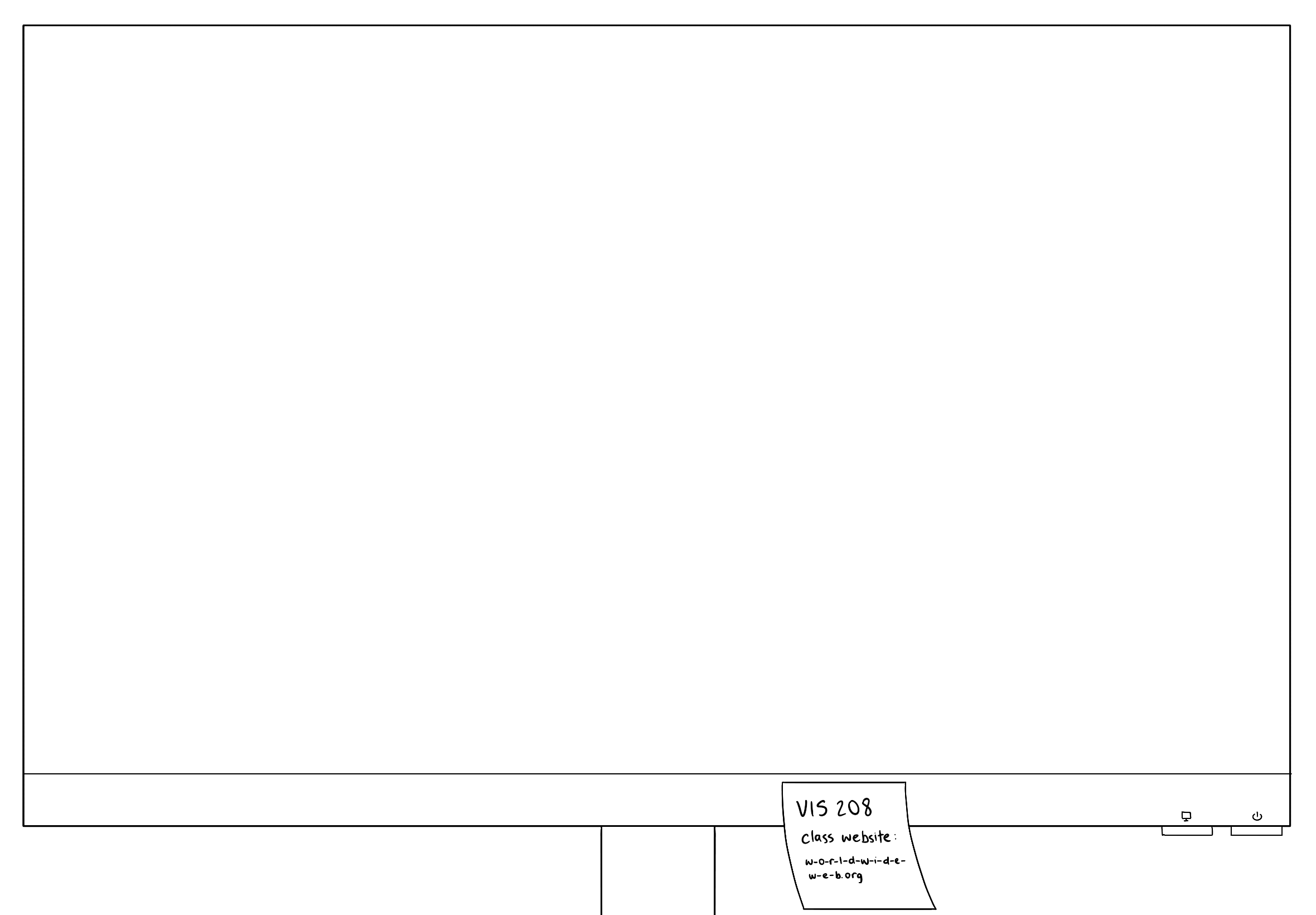 computer screen